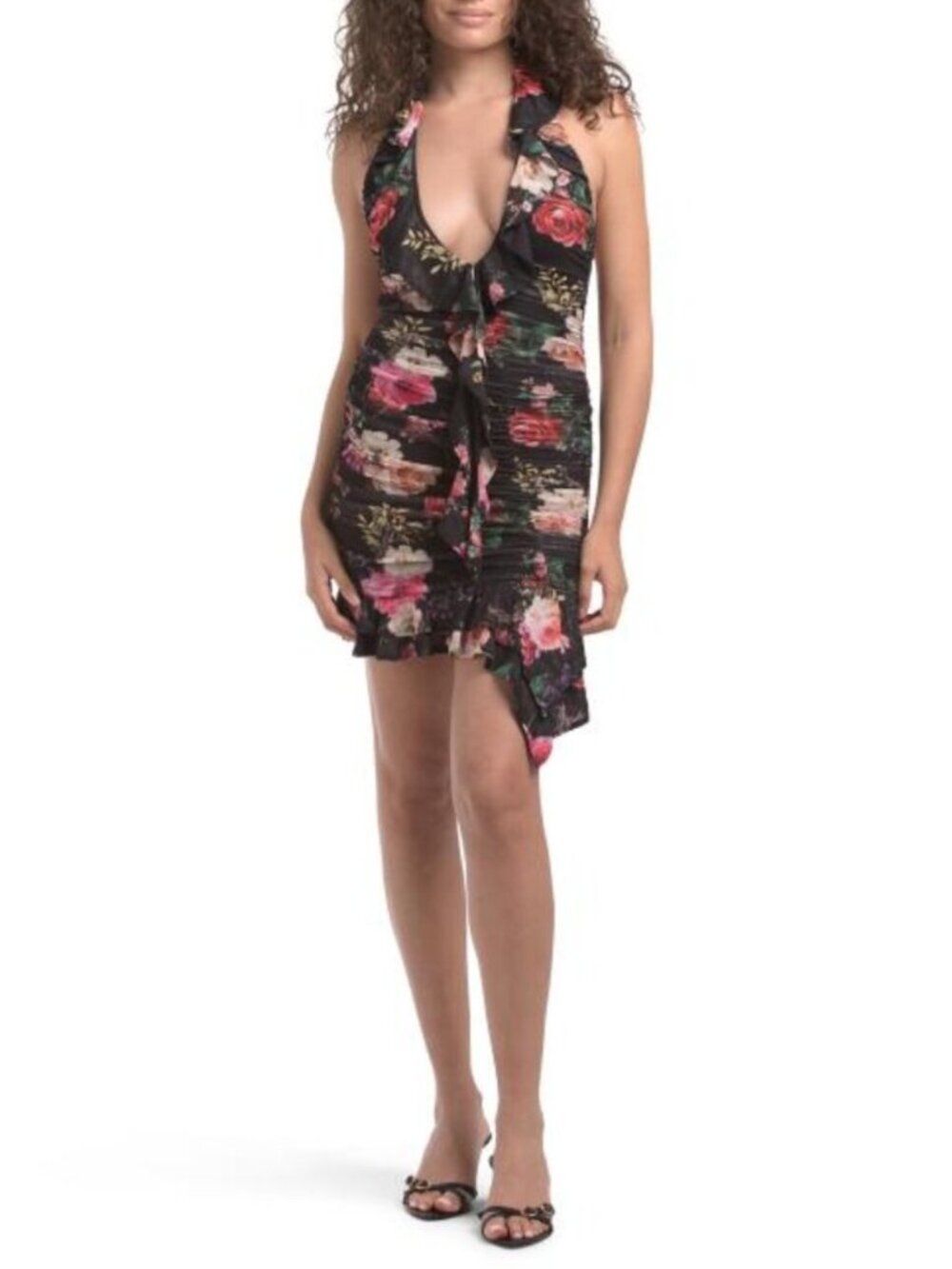 AFRM Odessa Ruffle Front Mini Dress